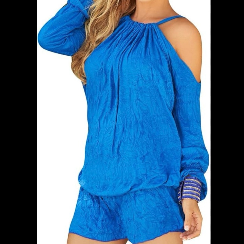 Mapalé by AM:PM Royal Blue Dress Cover Up Beach Resort Wear Size NWT XL